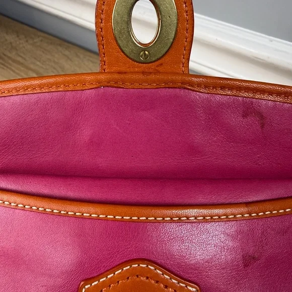 Coach 65th Anniversary Legacy Pink and Orange Wristlet Jewelry Bag - Picture 16 of 16